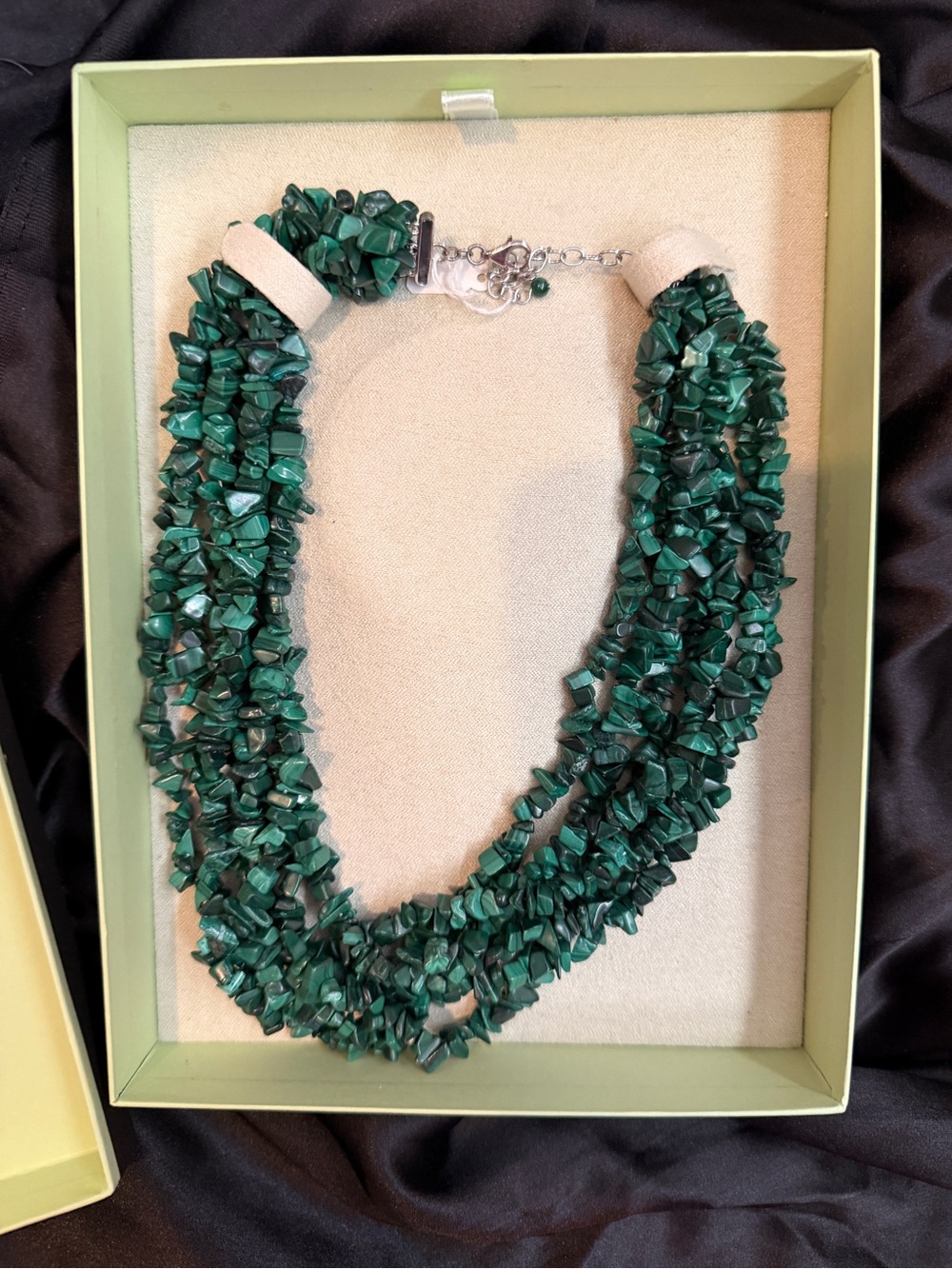 NWT Ross-Simons Multi-Strand Blue-Greenish stone Necklace